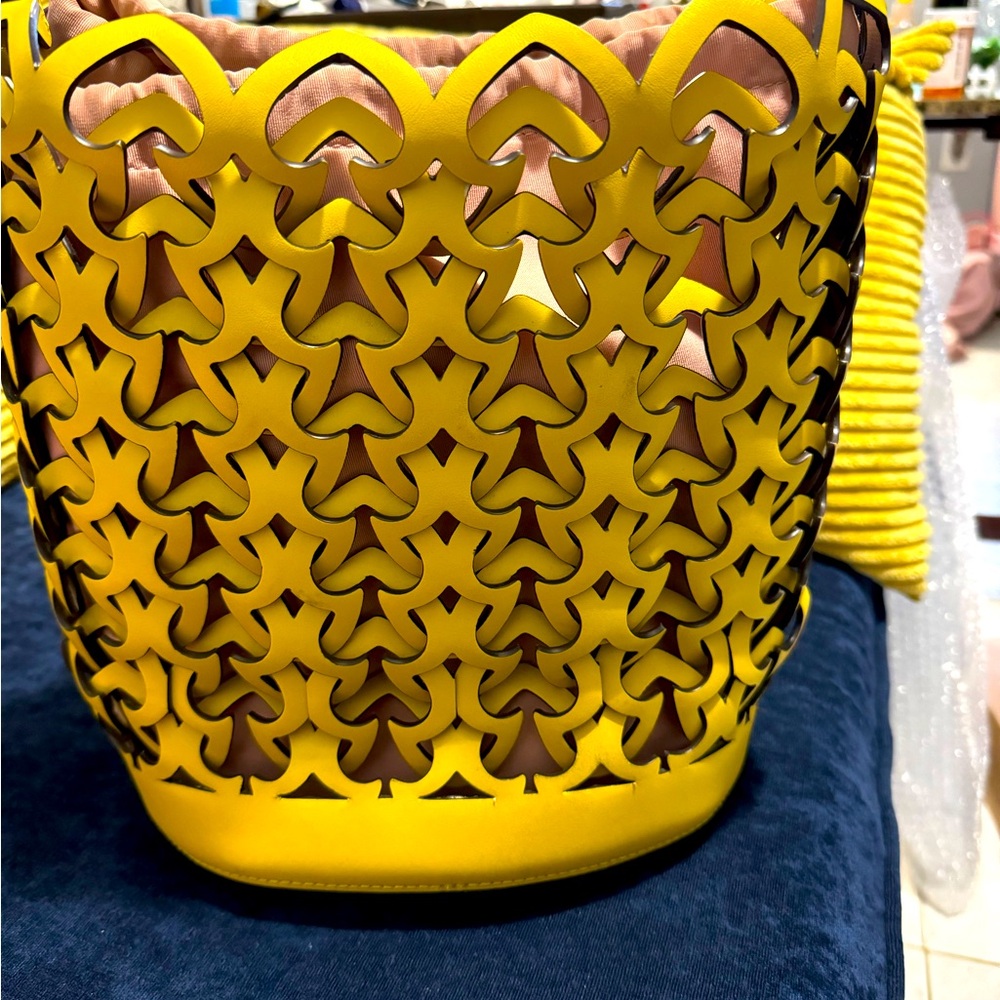 Kate Spade Yellow Bucket Bag